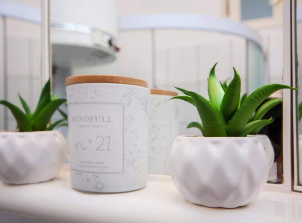 Studio (Studio with Terrace and Garden View) | Bathroom | Shower, towels