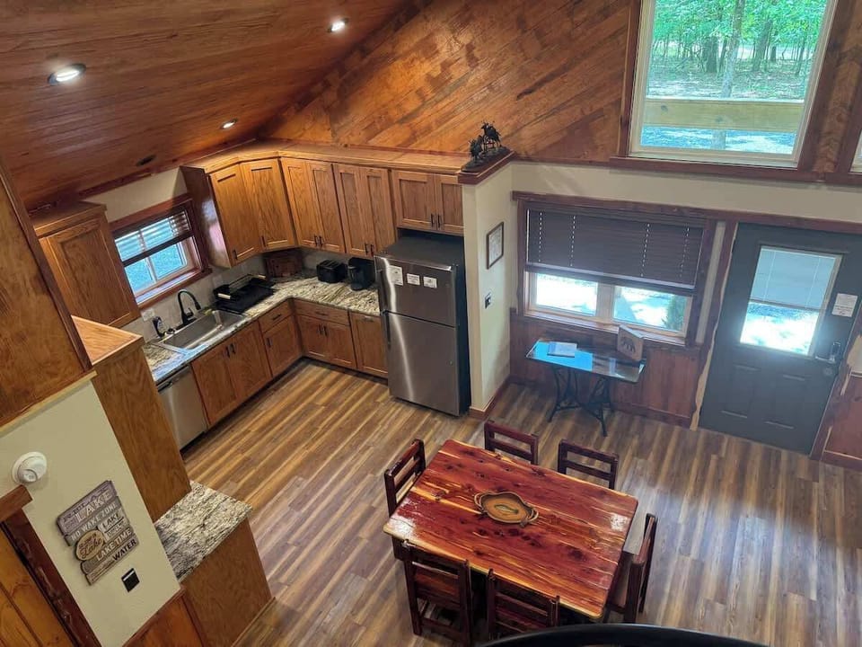Aerial view of dining and Kitchen
