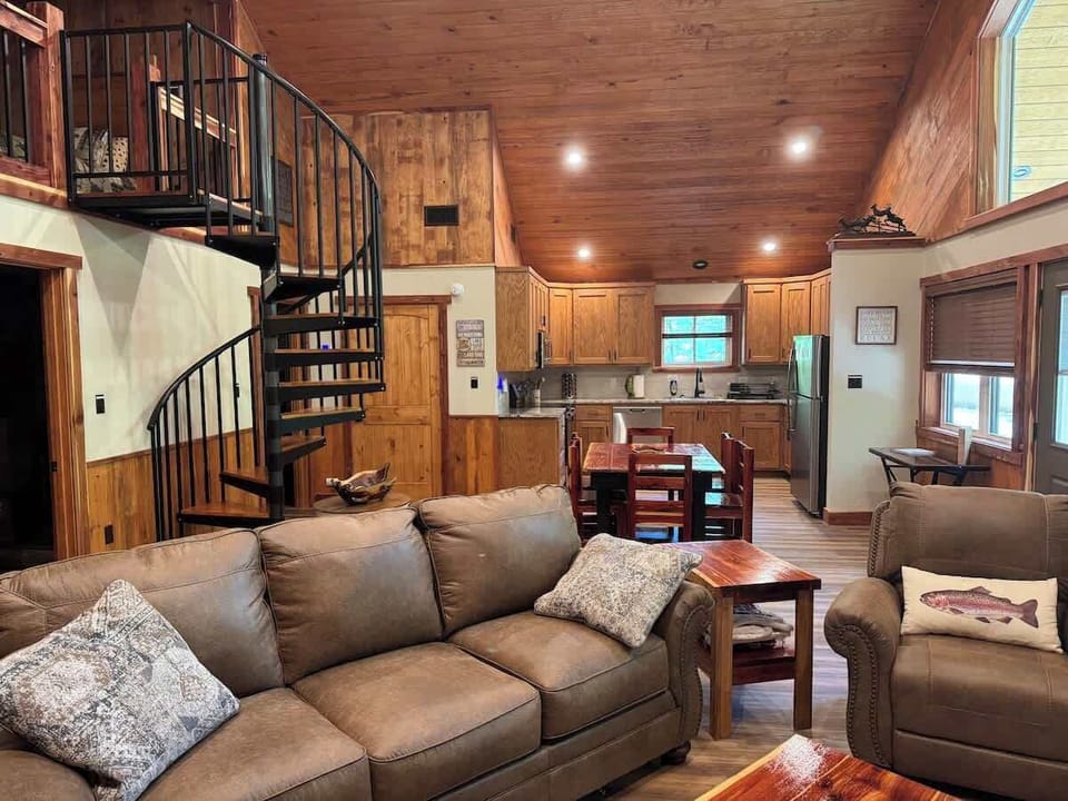 Living room, dining and Kitchen view.