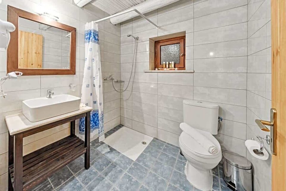 Bathroom with Shower and Clean Minimal Design