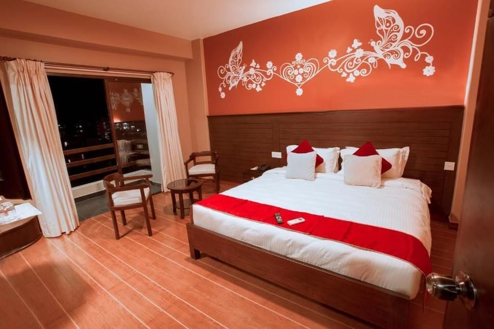 Deluxe Double Room, Lake View | Desk, laptop workspace, soundproofing, iron/ironing board