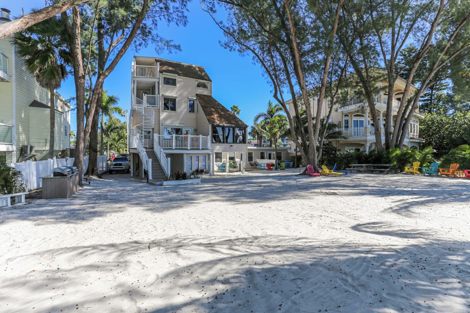 Sunset Beach House Backyard Area - PRE HURRICANE- Stay Tuned!