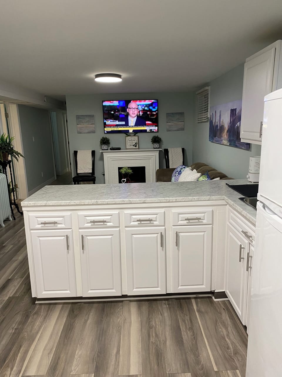 Open concept / kitchen/ living Room