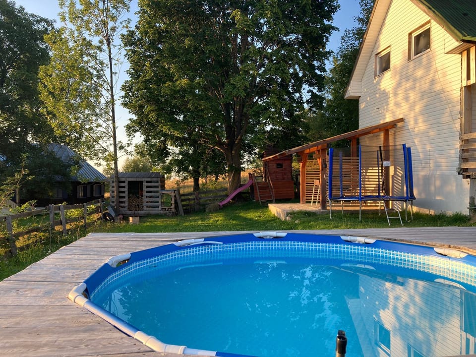outdoor pool, summer