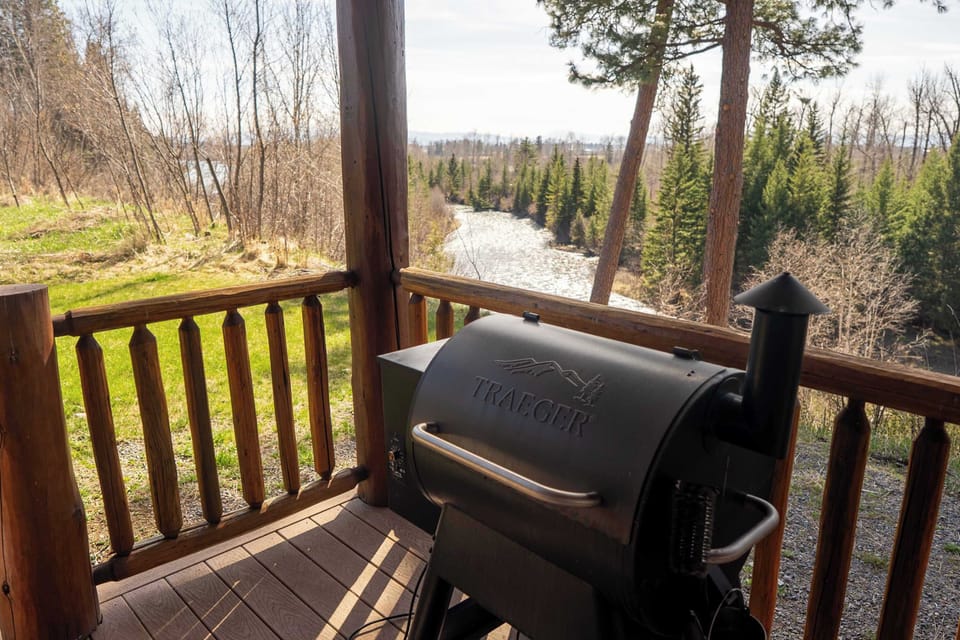 Spacious deck for relaxing and enjoying the outdoors