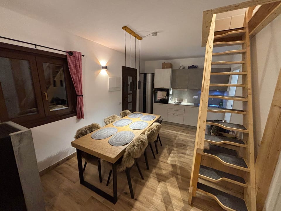 Kitchen with large table