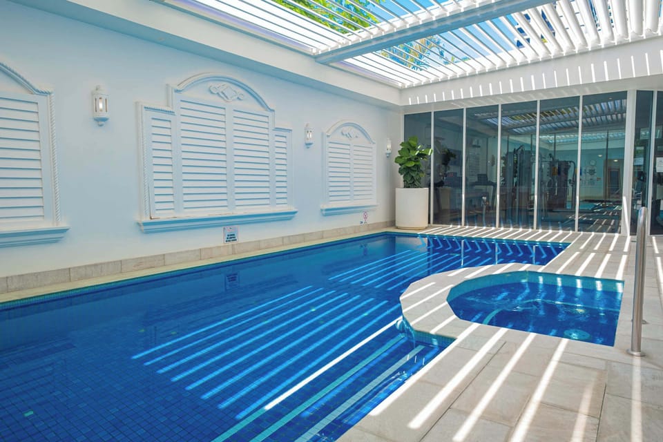 Indoor Pool: Heated Relaxation – Enjoy a refreshing swim, no matter the weather, in our heated indoor pool.
