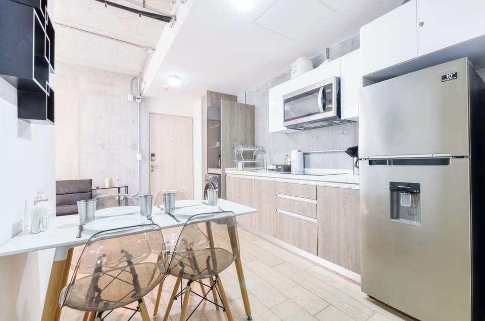 Comfort Suite, City View | Private kitchen | Full-size fridge, microwave, stovetop, blender