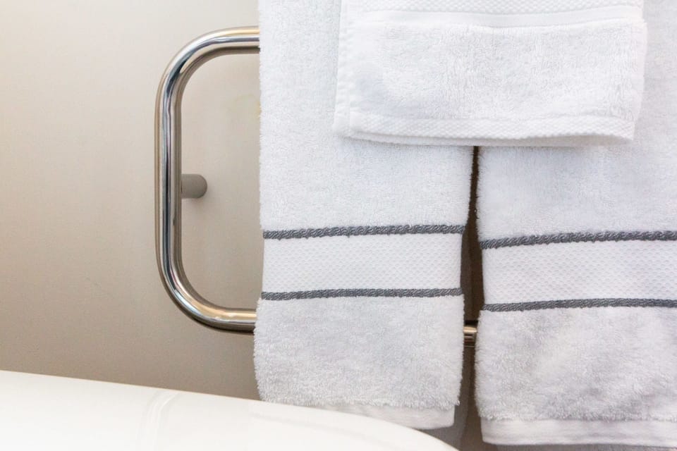 Much Ado | Bathroom amenities | Shower, free toiletries, hair dryer, towels