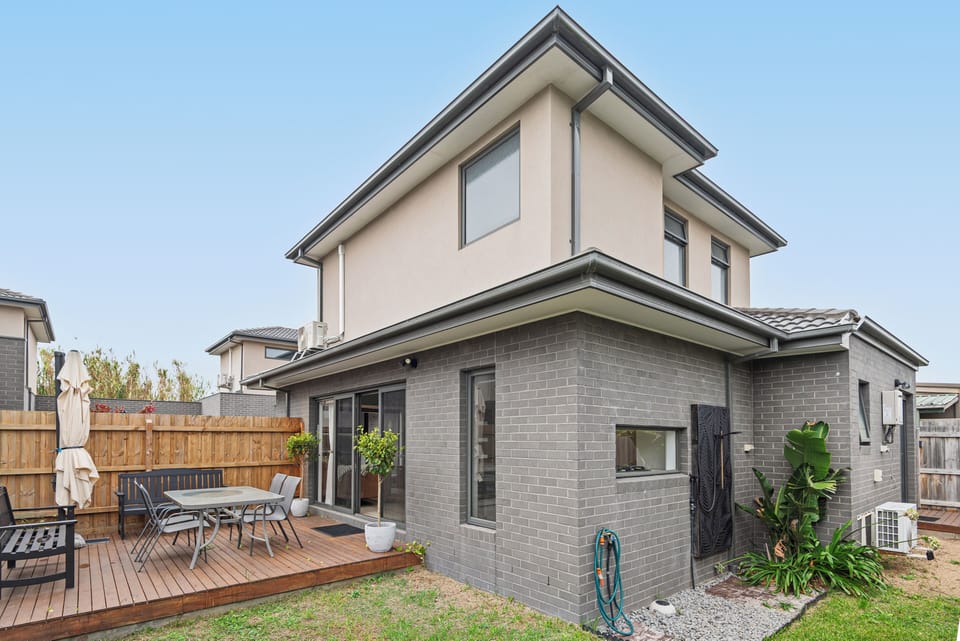 Contemporary home with private yard