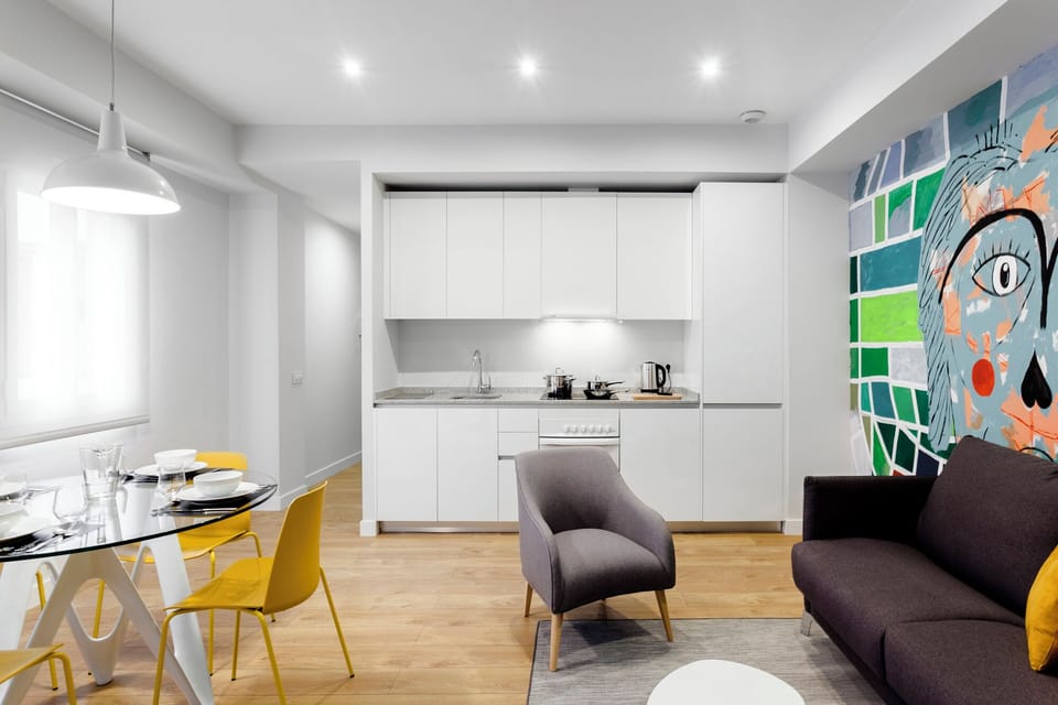 Apartamento Malasaña, 1 habitación, 1 baño | Interior