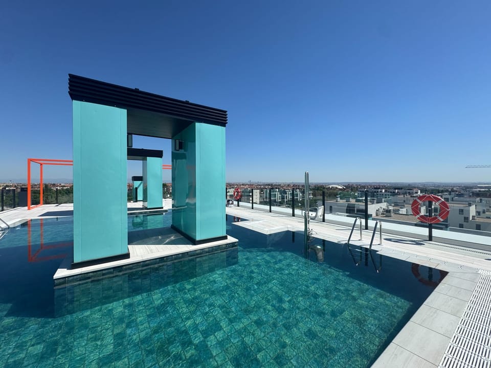 Rooftop pool