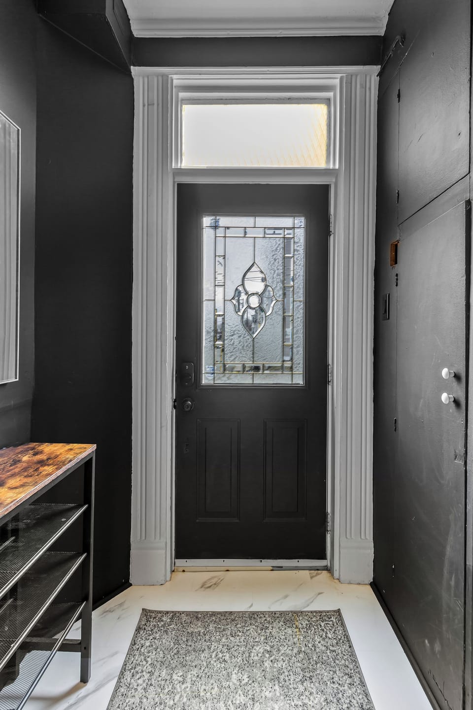 Welcoming entryway with secure access