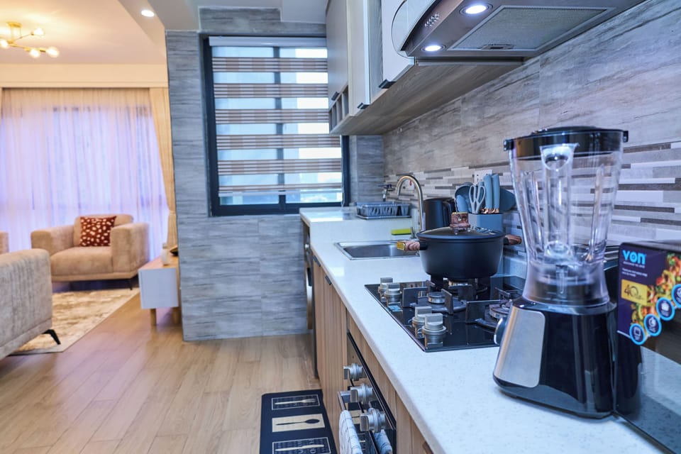 Apartment, Balcony, Courtyard View | Private kitchen | Full-size fridge, microwave, oven, stovetop