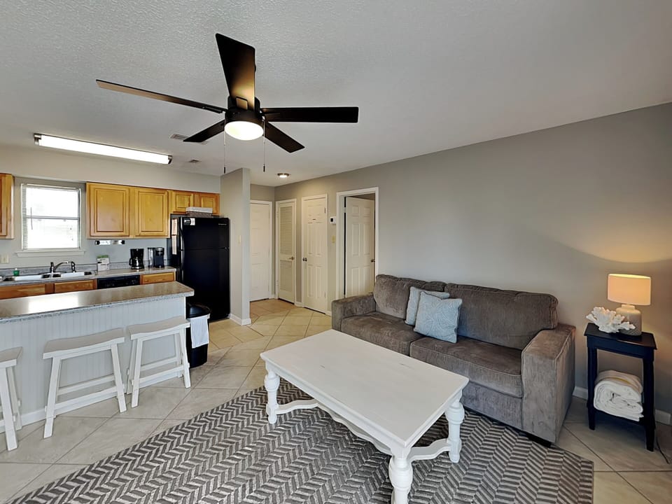 Living Area - Queen Sleeper Sofa