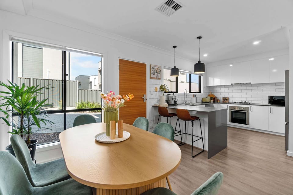 Dining and kitchen