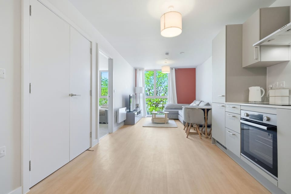 Luxury Apartment, 1 King Bed with Sofa bed, Non Smoking, Kitchenette | Living area