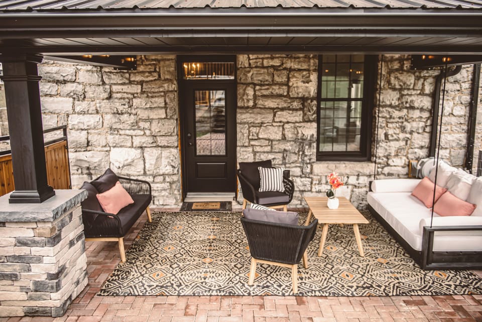 Outdoor seating area