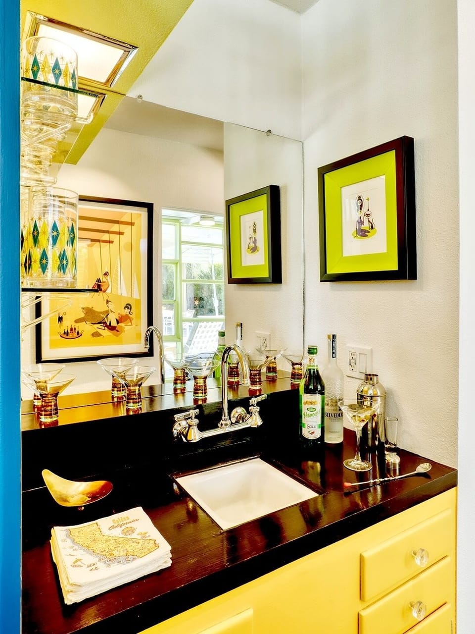 Original wet bar.  