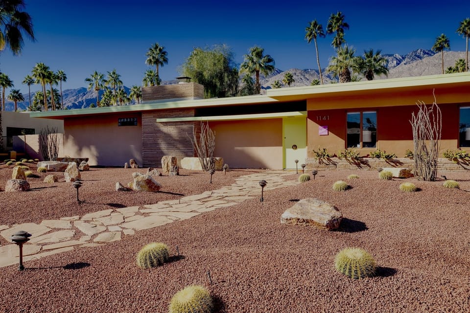 Quiet area in historic Deepwell Estates in south Palm Springs.  
