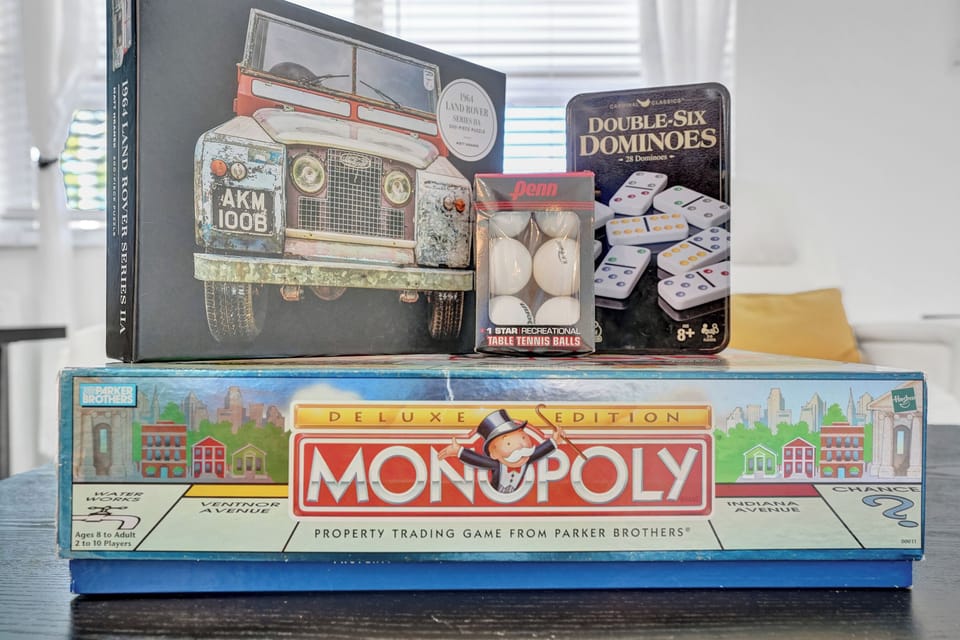 Board games provided