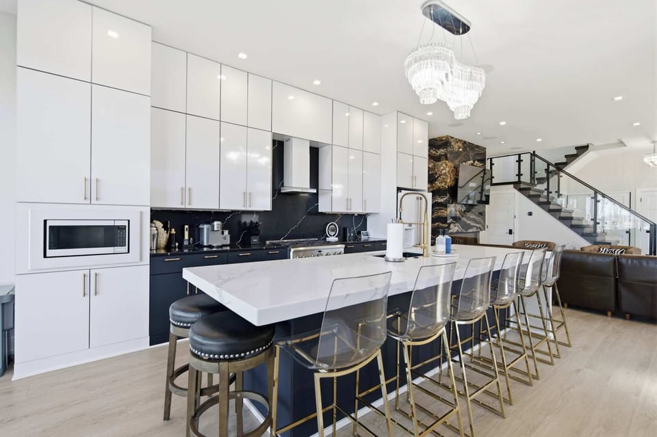 The main home’s kitchen is well equipped for an unforgettable getaway​