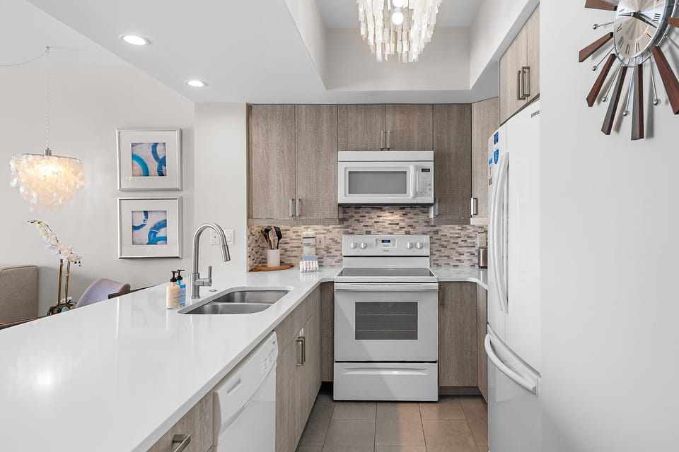 Newly remodeled kitchen - fully stocked with more than the basics so you and your group can prepare and enjoy delicious meals