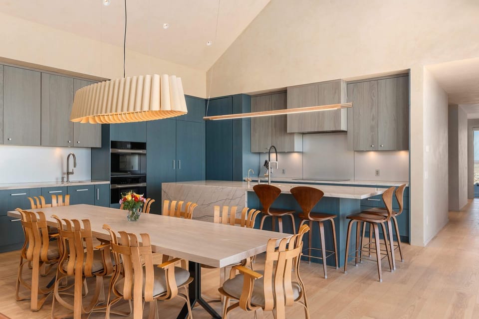 An elegant dining space is perfect for memorable gatherings with friends and family.