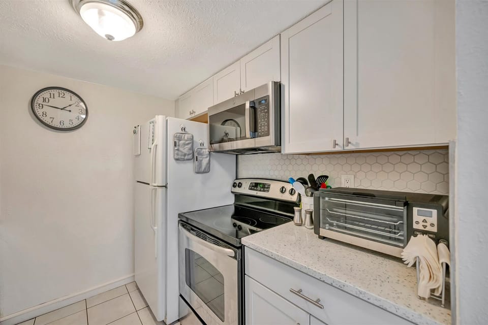 Functional kitchenette with modern appliances