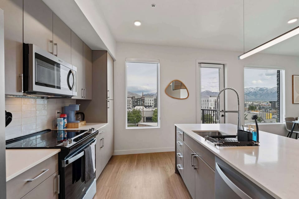 Full Kitchen Perfect for Home-Cooked Meals, Morning Coffee, and Family Time