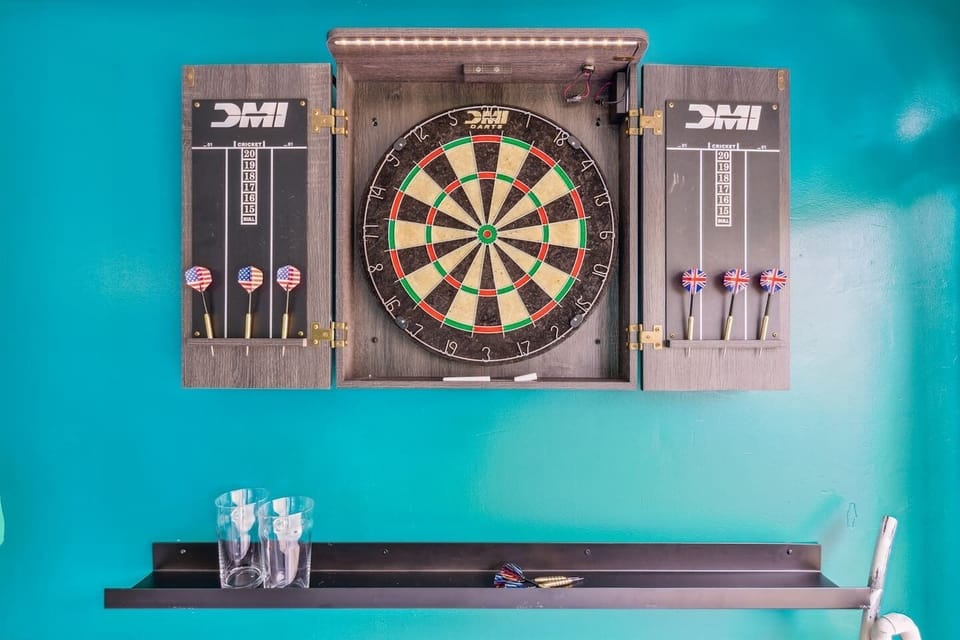 Shoot some darts to see who has to set the table.