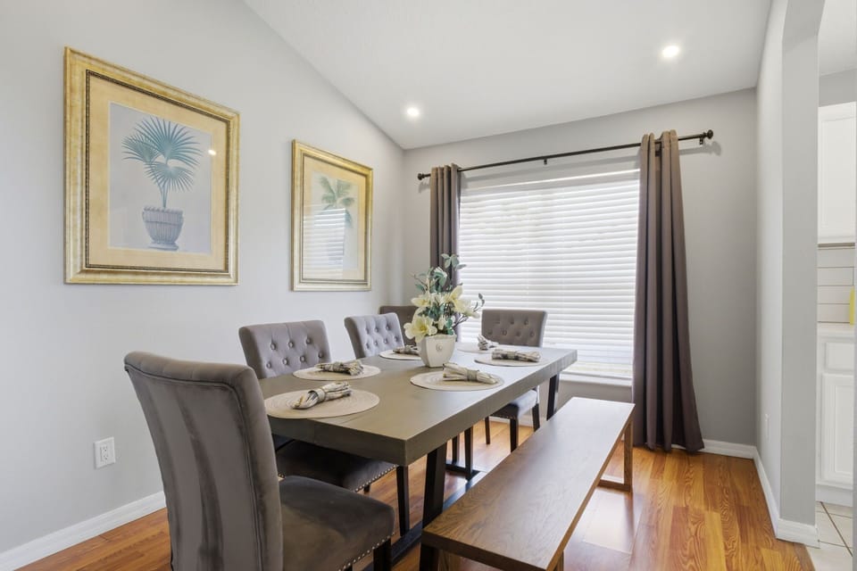 Gather, connect, and slow things down—this dedicated dining space is perfect for family meals and game nights.