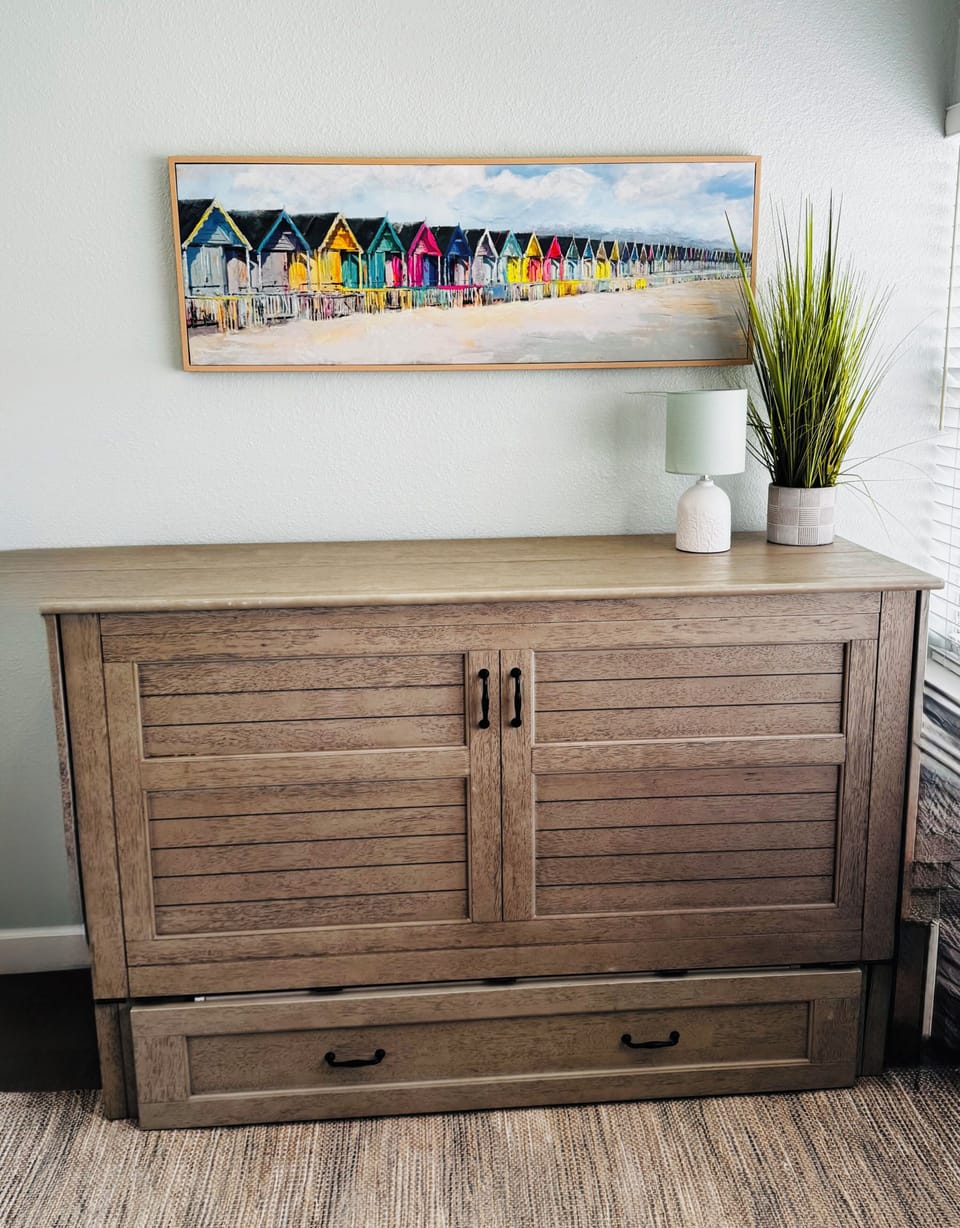 Murphy bed for extra sleeping