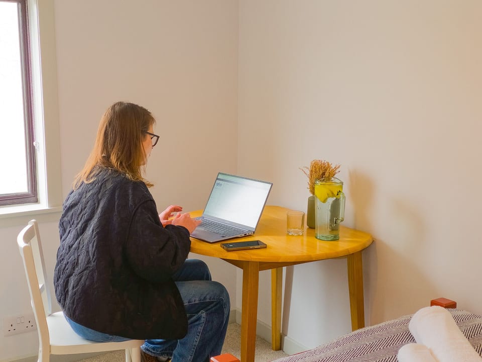 A perfect retreat for remote workers — enjoy the peace of the Highlands while staying productive.