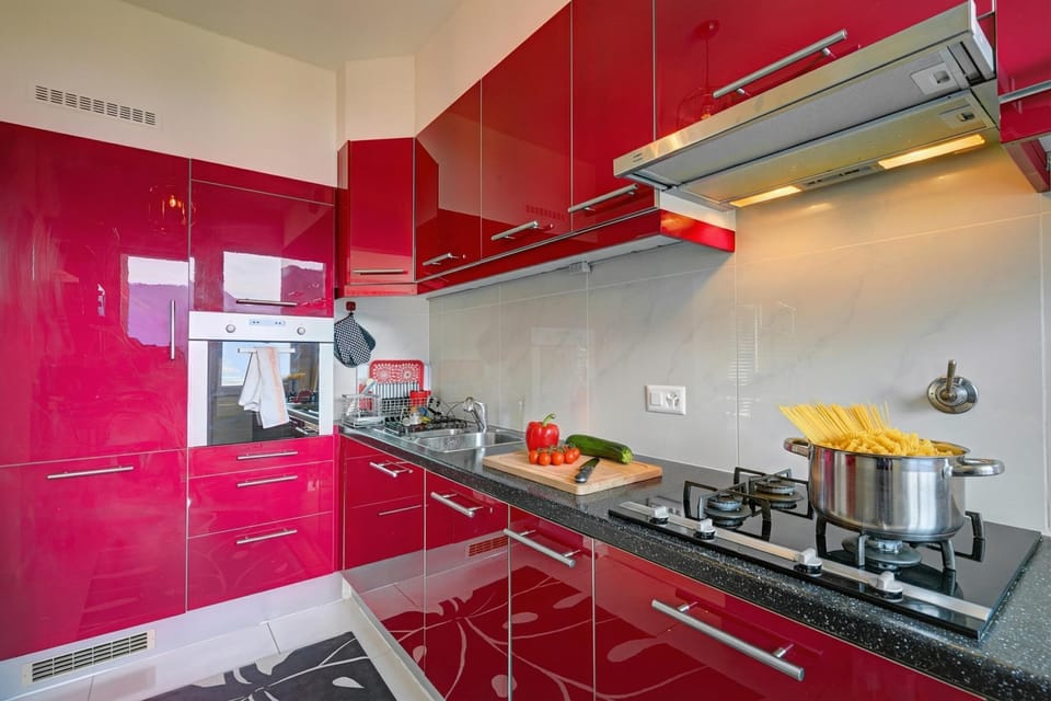 Standard Apartment, 2 Bedrooms, Microwave (Panoramic Lugano Loft 8min walk to) | Private kitchen