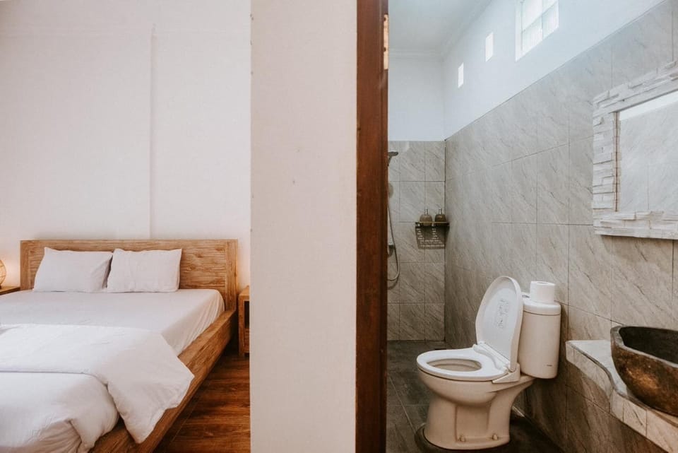 Double Room, Garden View | Bathroom