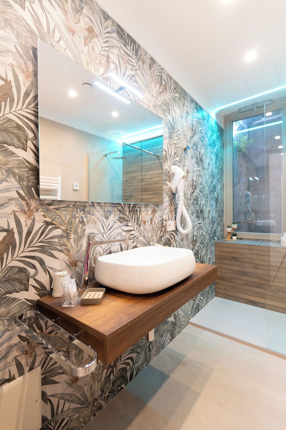 Room, Sea View (Sagittarius) | Bathroom | Shower, hair dryer, bidet, towels