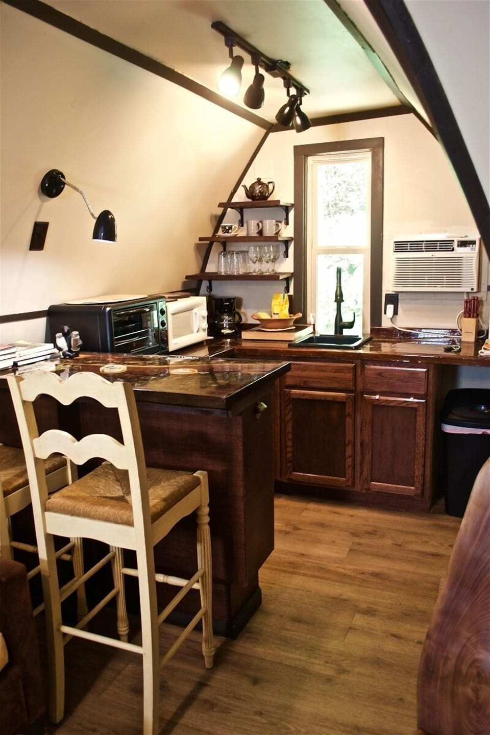 Kitchen with Microwave,Small Refrigerator with Freezer