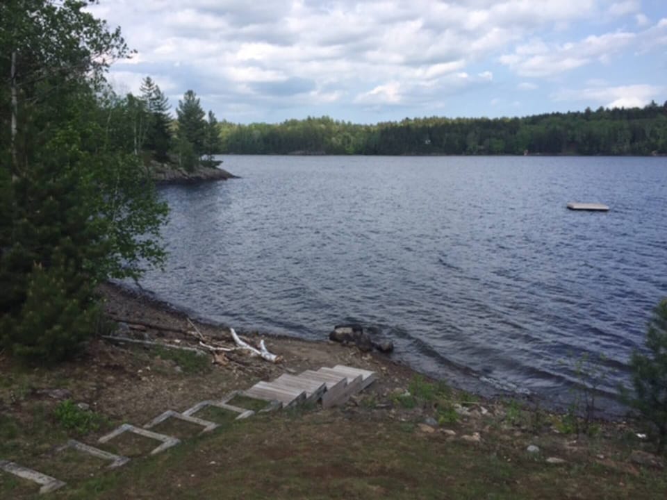 View of lake access from the shared waterfront.