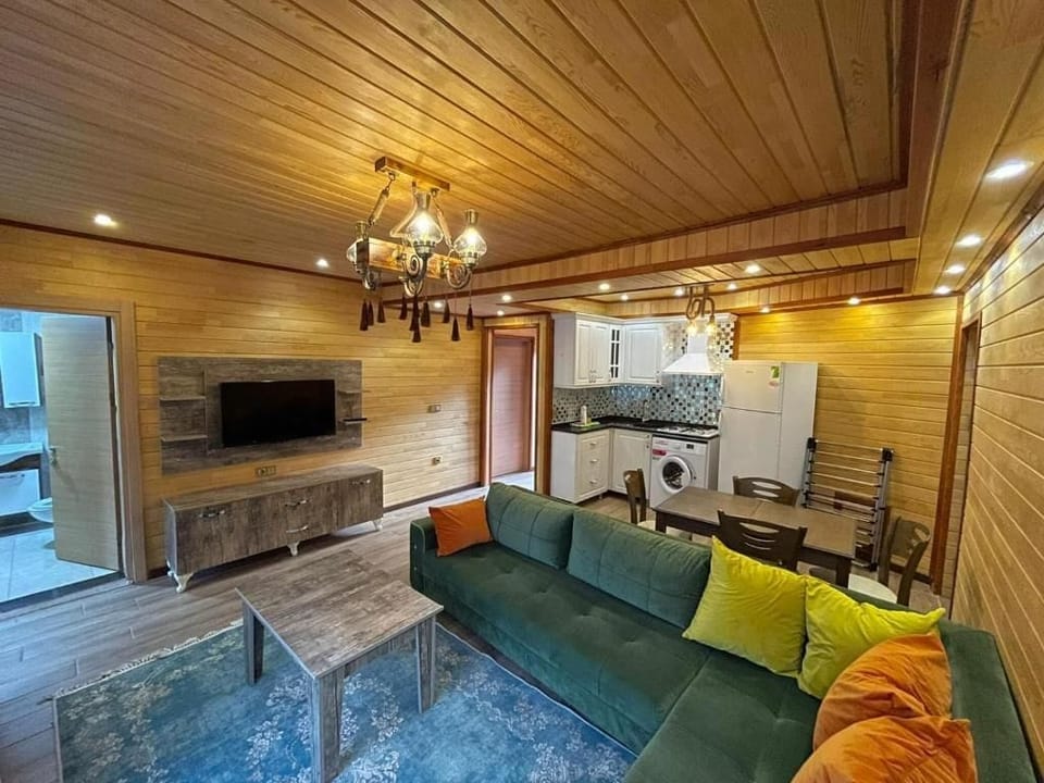 Luxury Apartment, Lake View | Living area | TV