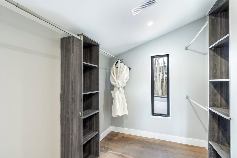Walk in closet in Bedroom #2 on the top floor