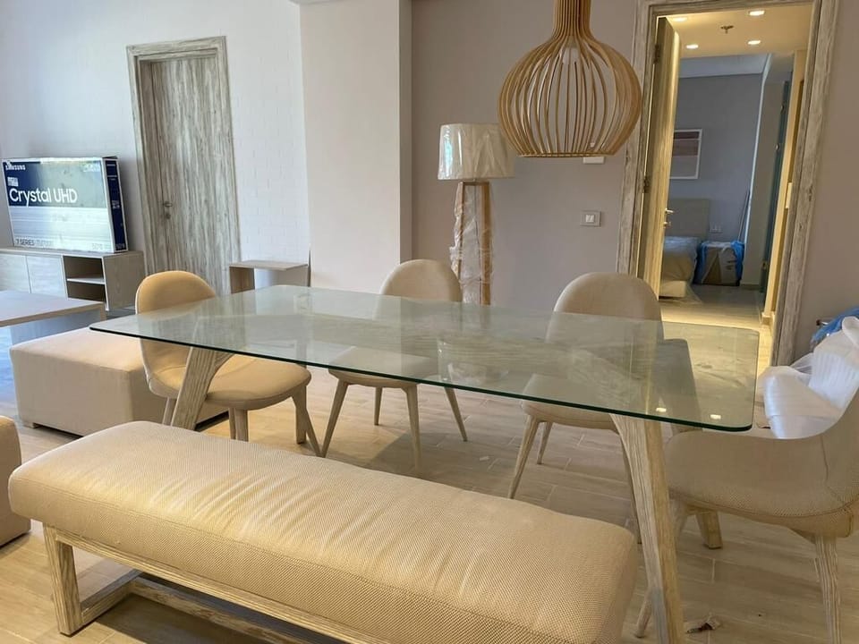 Chalet, 3 Bedrooms, Sea View | Dining