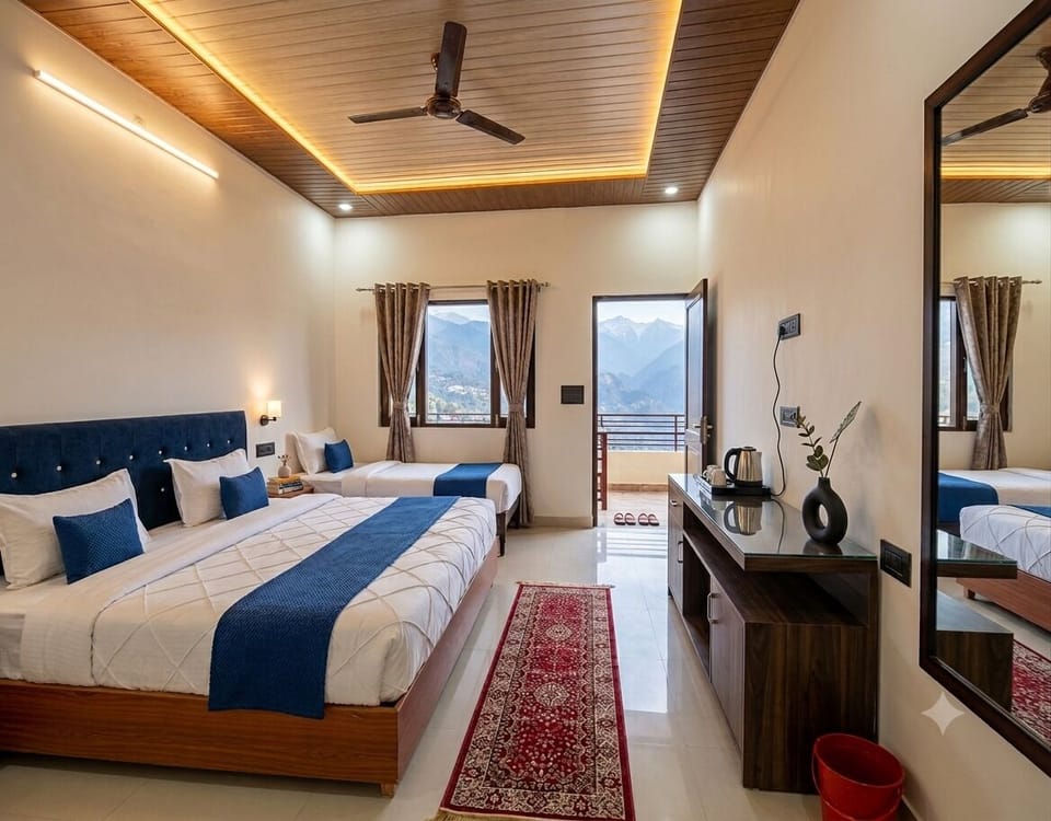 Premium Double Room, Balcony, Mountain View