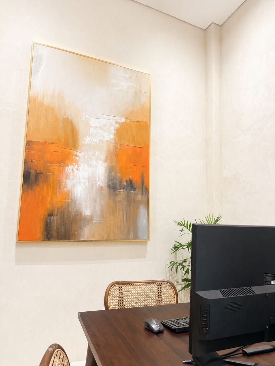 Double Room, 1 King Bed, Air conditioning, Garden View | Living area