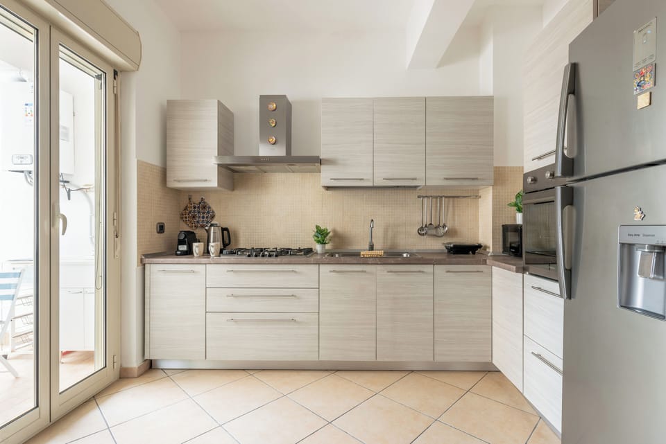 Apartment, 3 Bedrooms, Balcony | Private kitchen | Espresso maker, coffee/tea maker, electric kettle