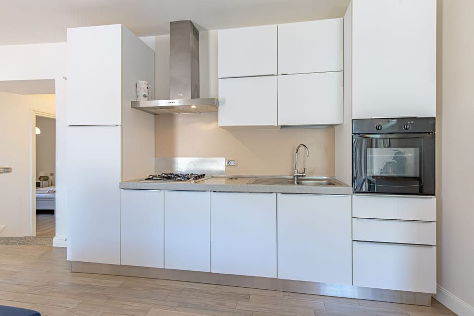 Classic Apartment, Patio, Lake View | Private kitchen | Fridge, oven, stovetop, dishwasher