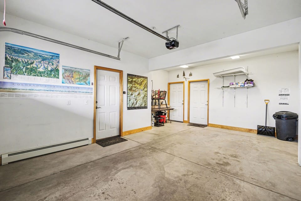 Your private garage offers convenient parking with easy indoor access.