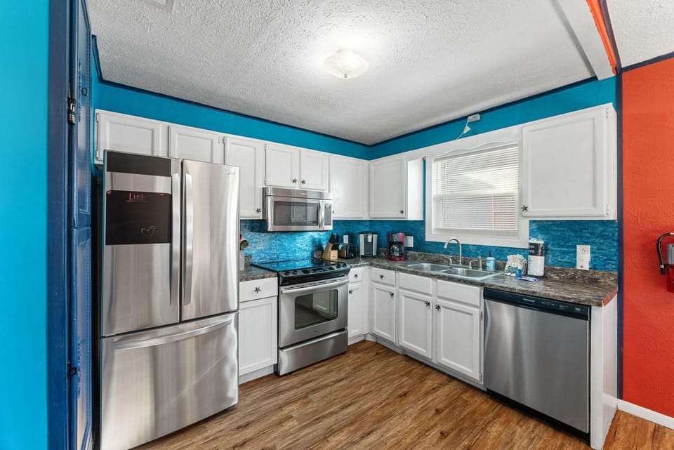 A fully equipped kitchen—ready for everything from morning coffee to family feas