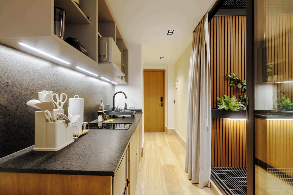 Cozy and practical kitchen