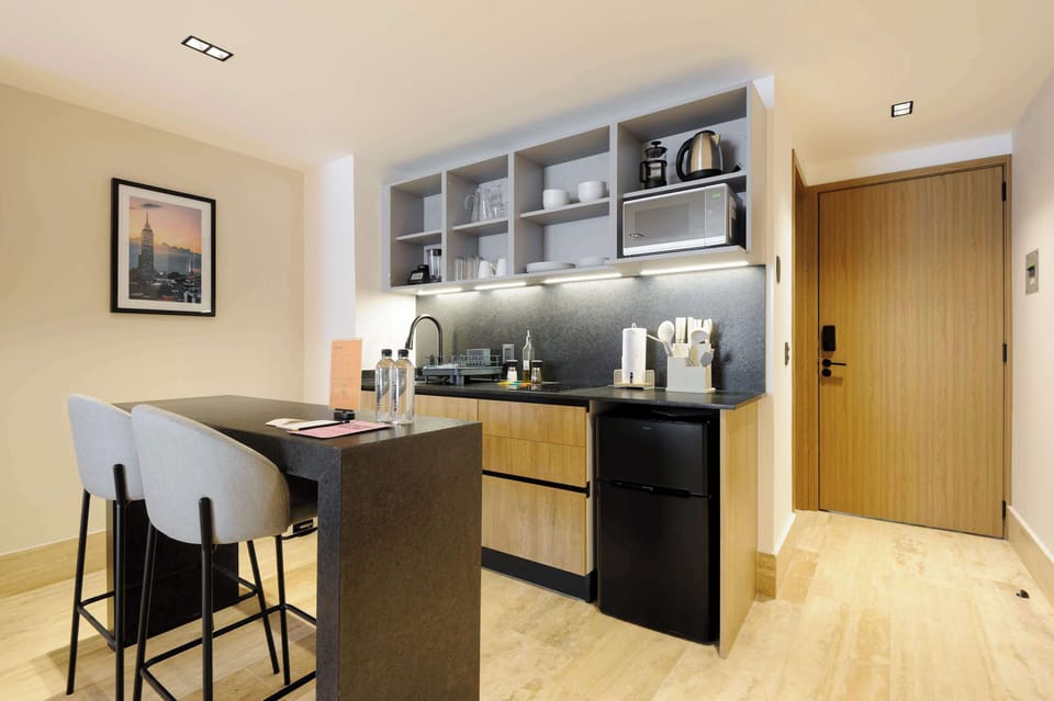 Fully equipped and functional kitchen